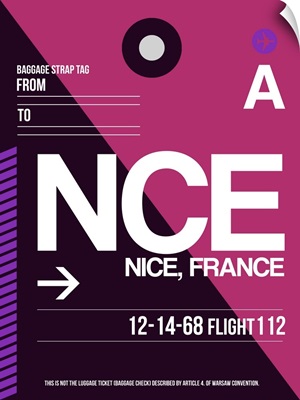NCE Nice Luggage Tag I
