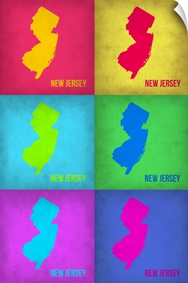 New Jersey Pop Art Map I