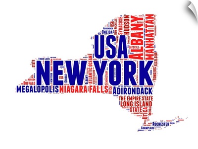 New York Word Cloud Map