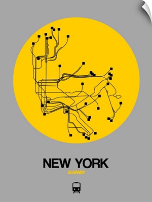 New York Yellow Subway Map