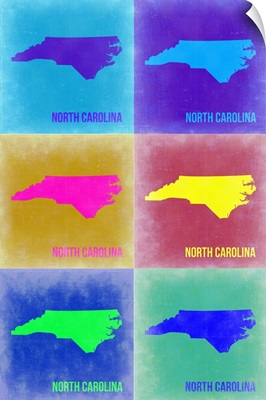 North Carolina Pop Art Map II