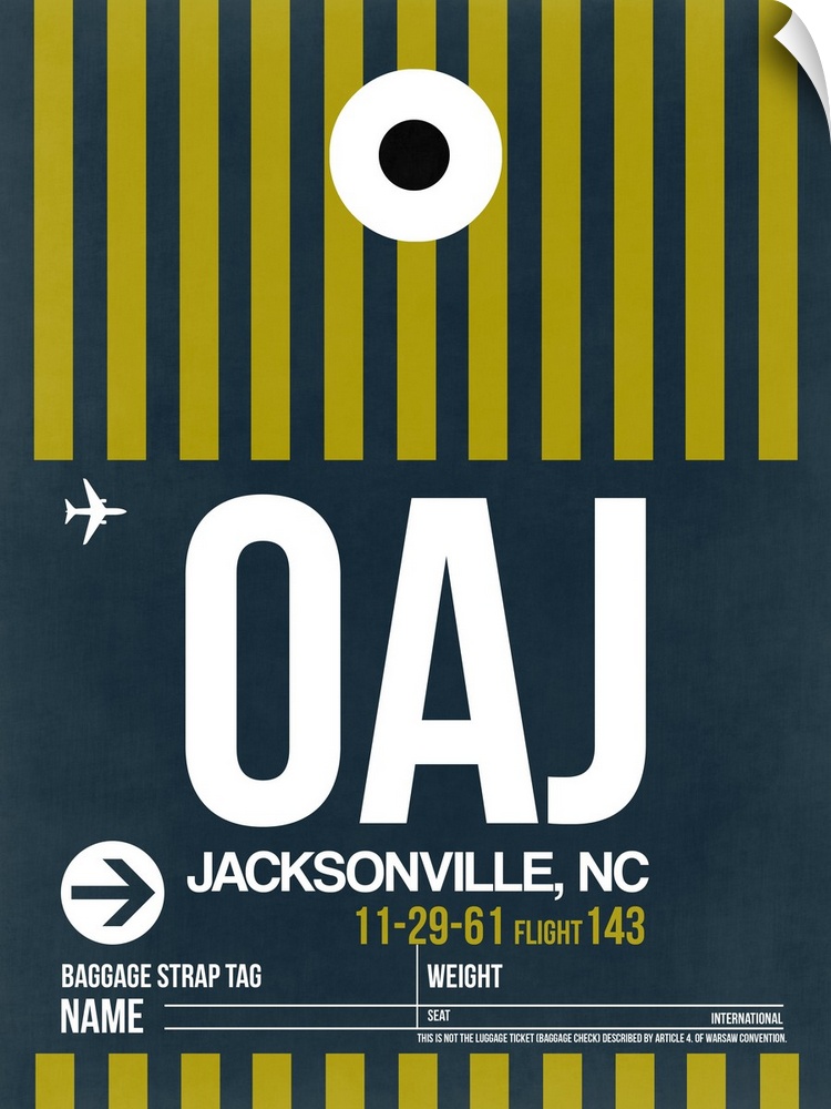 OAJ Jacksonville Luggage Tag II