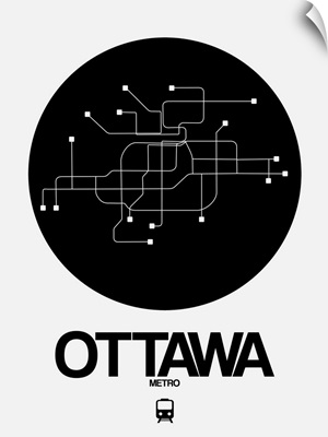 Ottawa Black Subway Map
