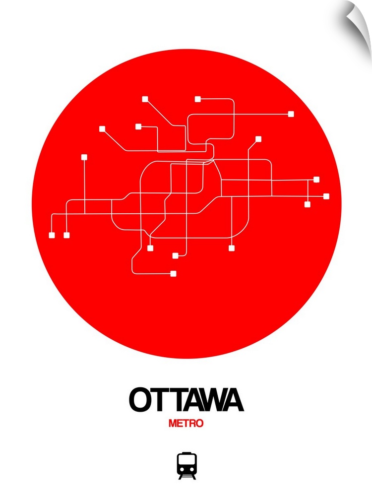 Ottawa Red Subway Map