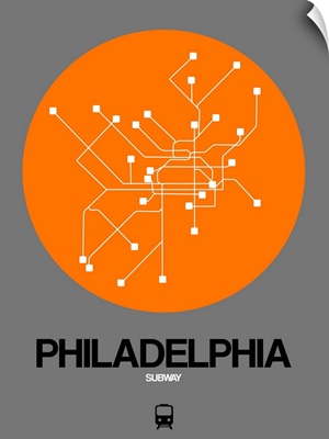 Philadelphia Orange Subway Map