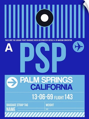 PSP Palm Springs Luggage Tag II