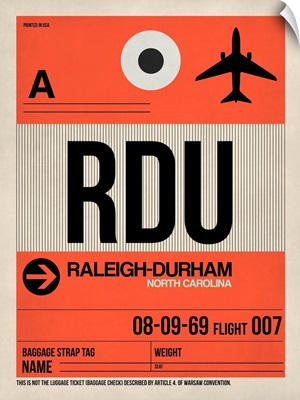 RDU North Carolina Luggage Tag II