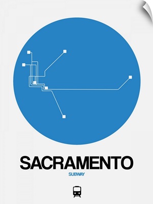 Sacramento Blue Subway Map