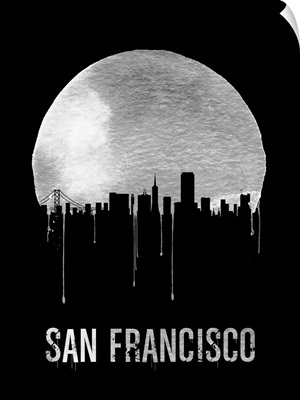 San Francisco Skyline Black