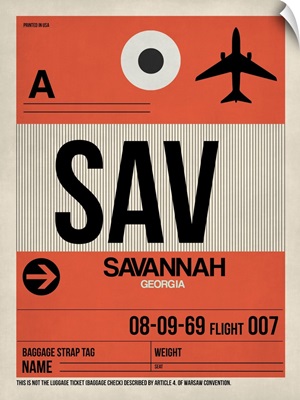 SAV Savannah Luggage Tag I