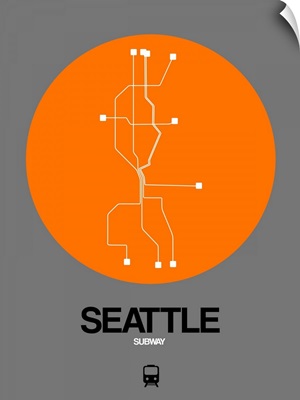 Seattle Orange Subway Map