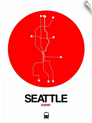 Seattle Red Subway Map