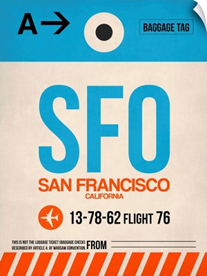 SFO San Francisco Luggage Tag I
