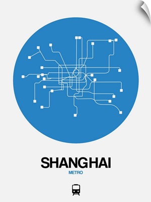 Shanghai Blue Subway Map