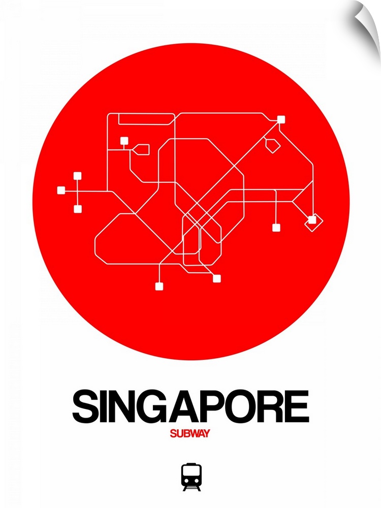 Singapore Red Subway Map