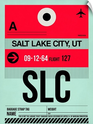 SLC Salt Lake City Luggage Tag I