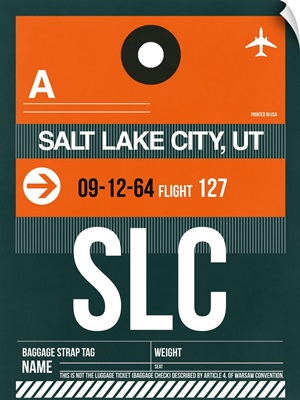 SLC Salt Lake City Luggage Tag II