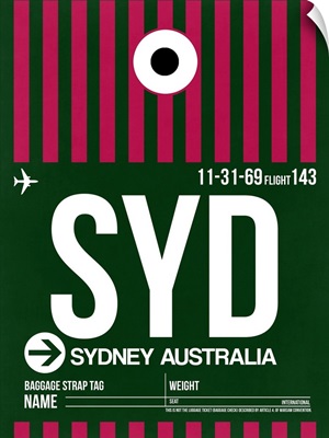 SYD Sydney Luggage Tag II