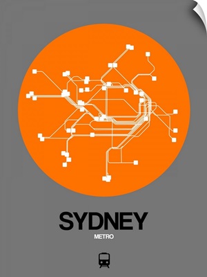 Sydney Orange Subway Map