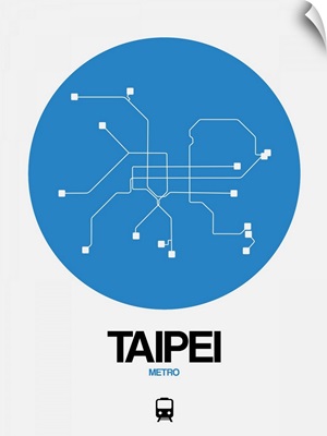 Taipei Blue Subway Map