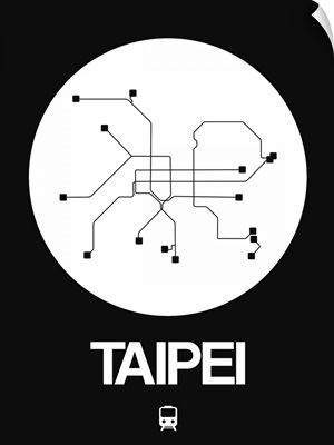 Taipei White Subway Map