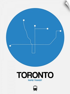 Toronto Blue Subway Map