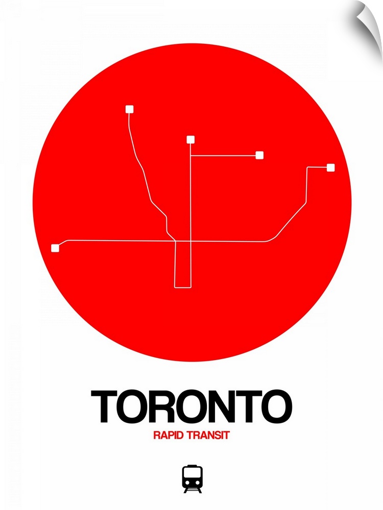 Toronto Red Subway Map
