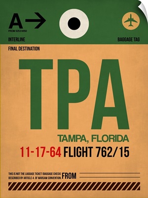TPA Tampa Luggage Tag I