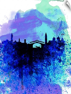 Venice Watercolor Skyline