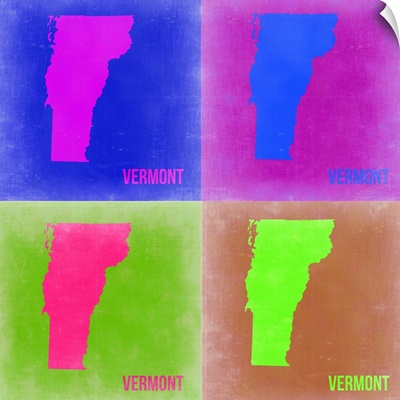 Vermont Pop Art Map II