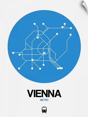Vienna Blue Subway Map