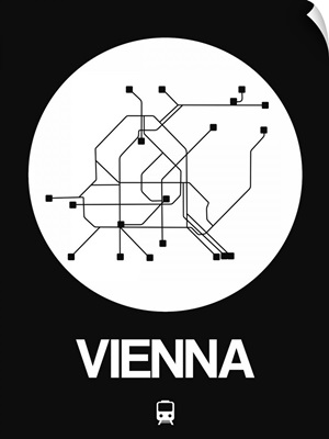 Vienna White Subway Map