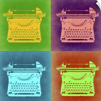 Vintage Typewriter Pop Art I