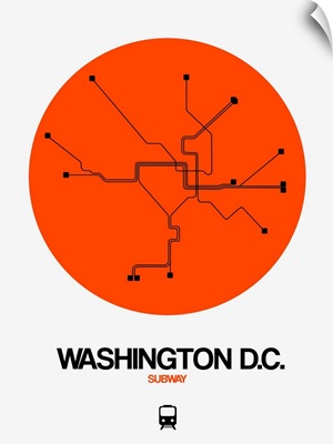 Washington D.C. Orange Subway Map
