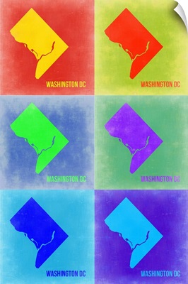 Washington DC Pop Art Map III