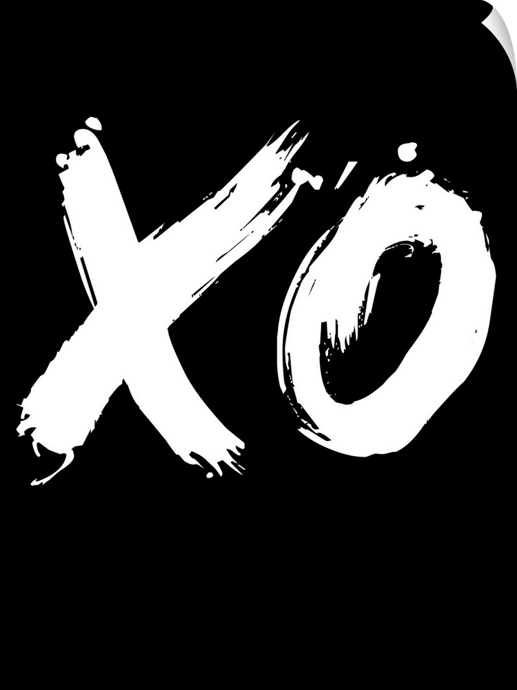 XO Poster Black
