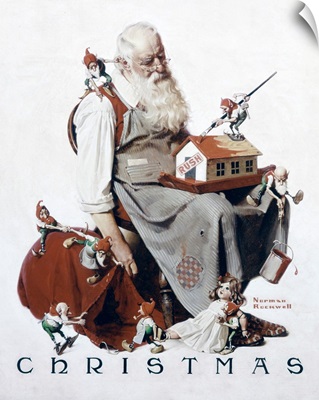 Christmas: Santa With Elves