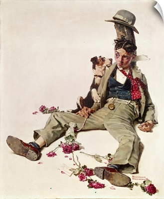 Rejected Suitor (Man With Flowers Strewn About)