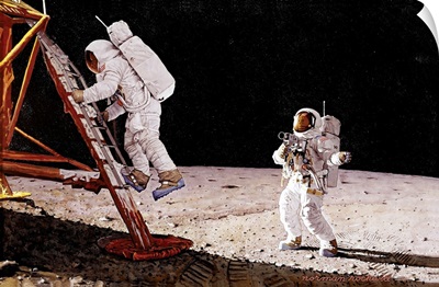 The Final Impossibility Man's Tracks On The Moon