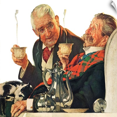 Two Gentlemen With Coffee