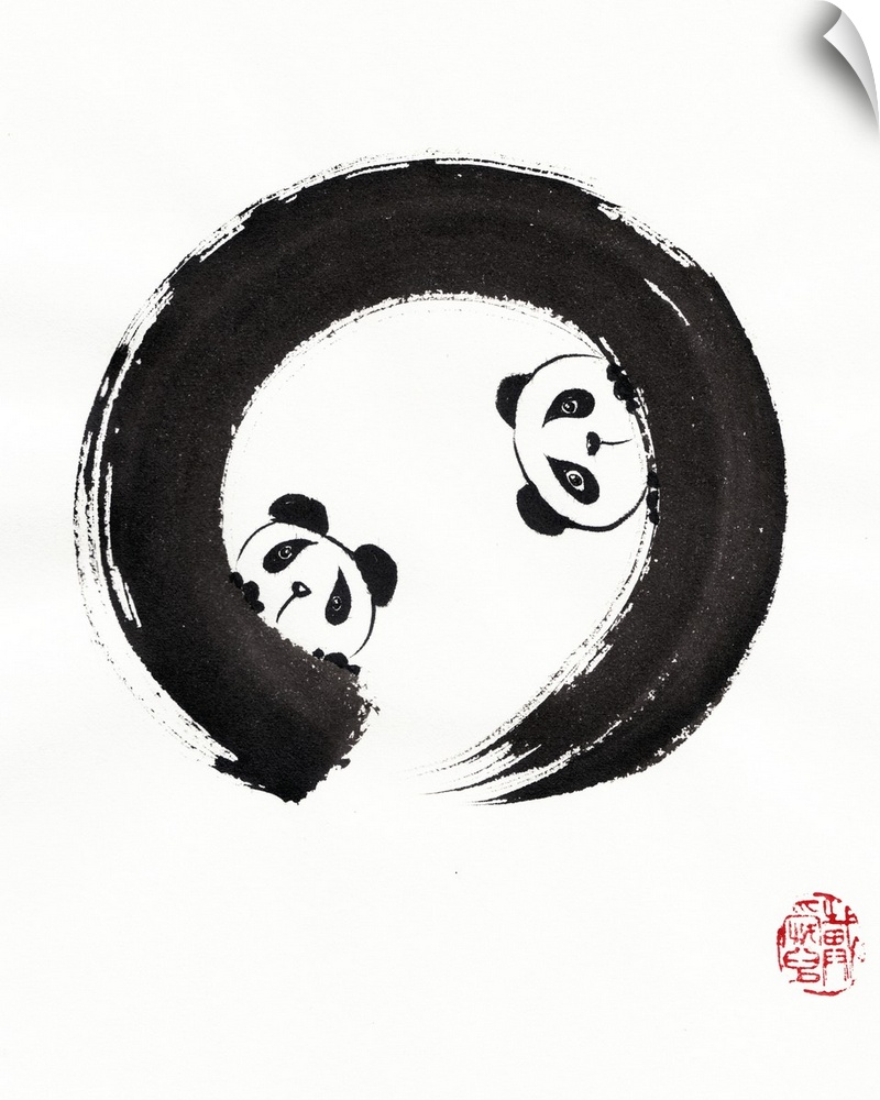 Enso represents the way of Zen as a circle of emptiness and form, void and fullness.The Enso circle is born from emptiness...
