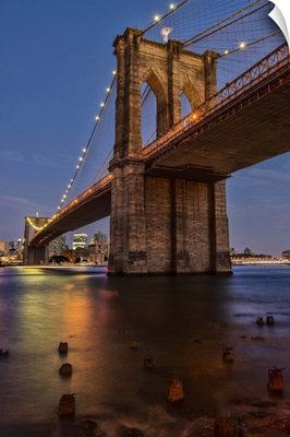 Brooklyn Bridge at twilight I