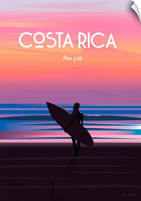 Costa Rica Travel Poster