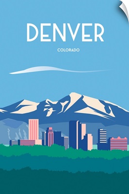 Denver Travel Poster