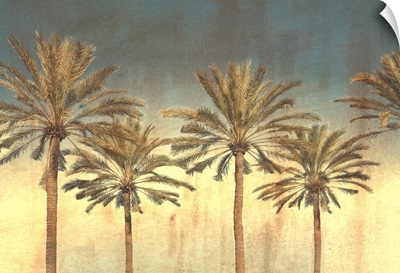 Distressed Palm Trees I