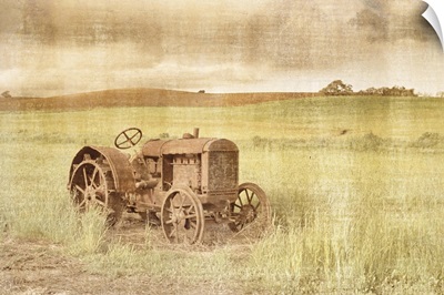 Rusty Tractor Distressed