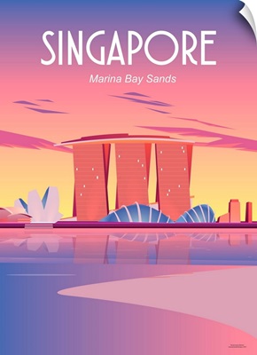 Singapore Travel Poster