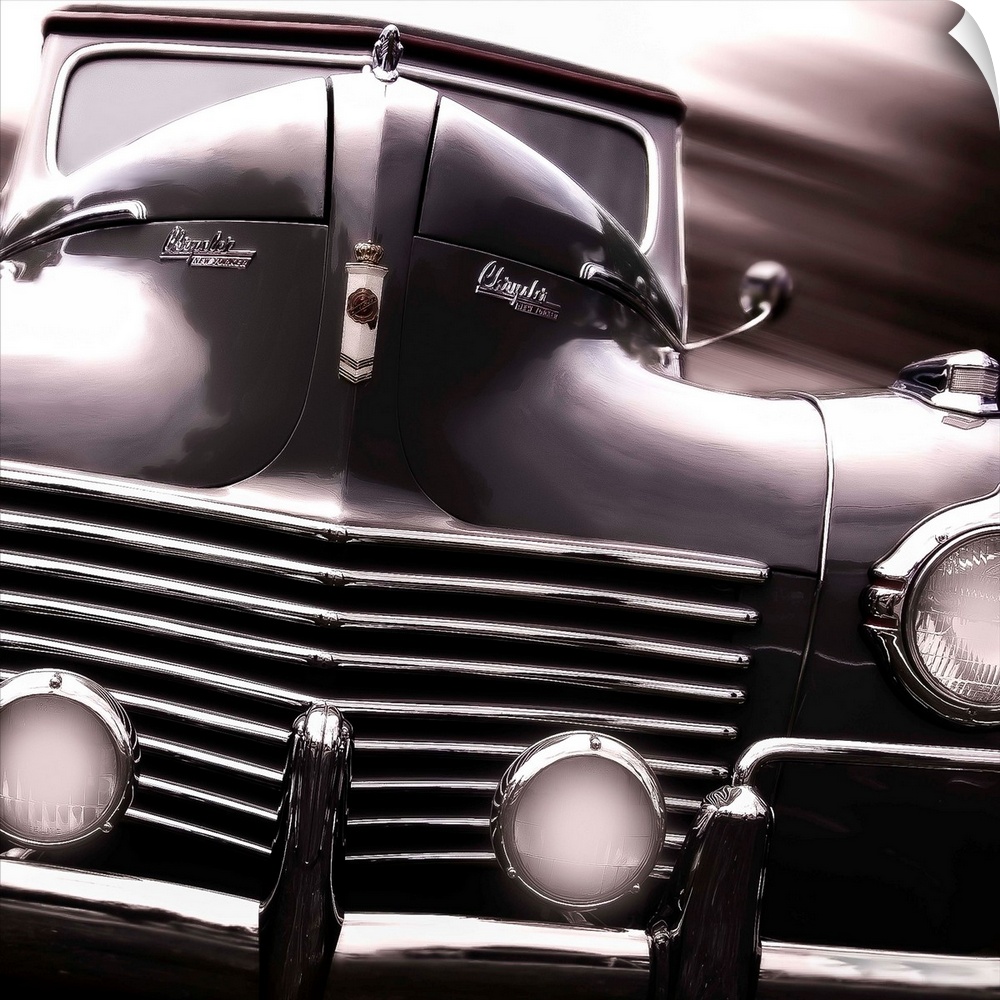 Artistic photograph of a vintage car.