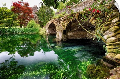 Ancient Bridge In Italy