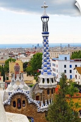 Blue Tower in Park Guell